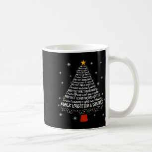 Christmas Tree Protect Human Rights Protect Libert Coffee Mug