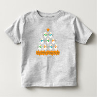 Christmas tree pyramid made of xmas snowmen
