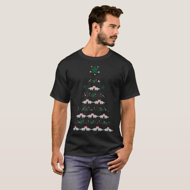 Christmas Tree Ragdoll Cat Ugly Sweater Gift Shirt (Front Full)