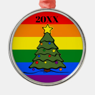 Christmas Tree   Rainbow Ornament   Message