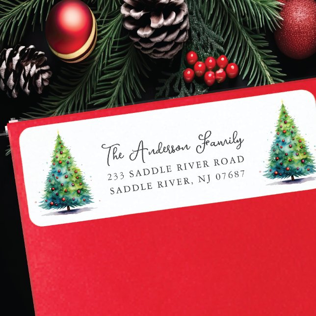 Christmas Tree Return Address (Creator Uploaded)
