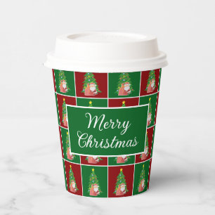 Christmas tree   Santa   customisable Paper Cups