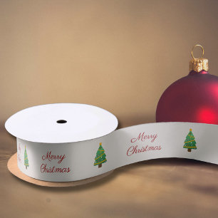 Christmas Tree Satin Ribbon