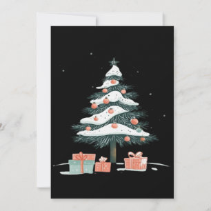 Christmas tree save the date