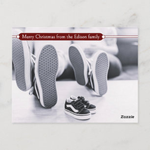 Christmas Tree Scandi Minimalist Simple Holiday Postcard