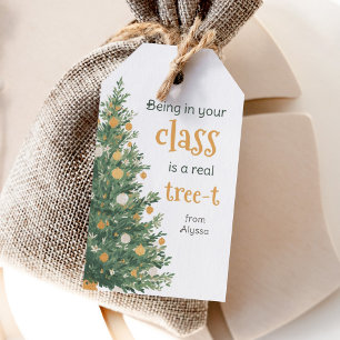 Christmas Tree School Teacher Appreciation Holiday Gift Tags