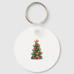 Christmas Tree Sea Turtle Turtles Tortoise T-Shirt Key Ring