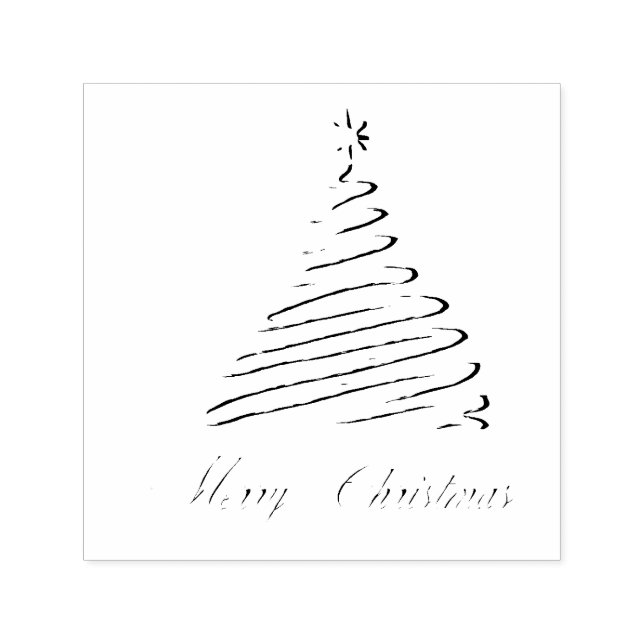 Christmas Tree Self-inking Stamp (Design)