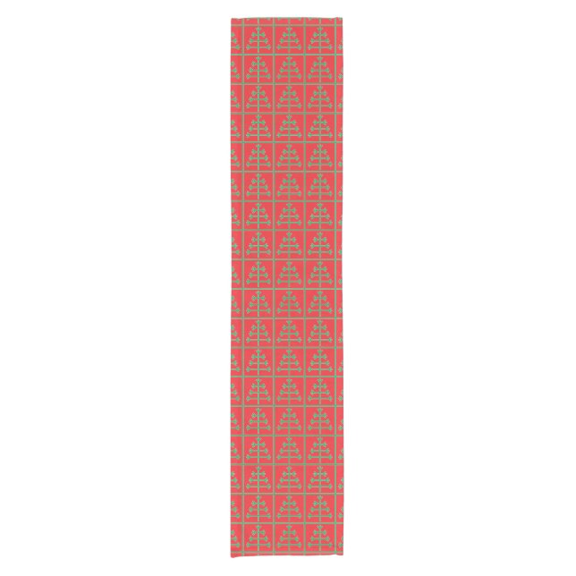 Christmas tree short table runner (Front)