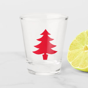 Christmas tree shot glass