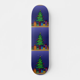 Christmas tree skateboard
