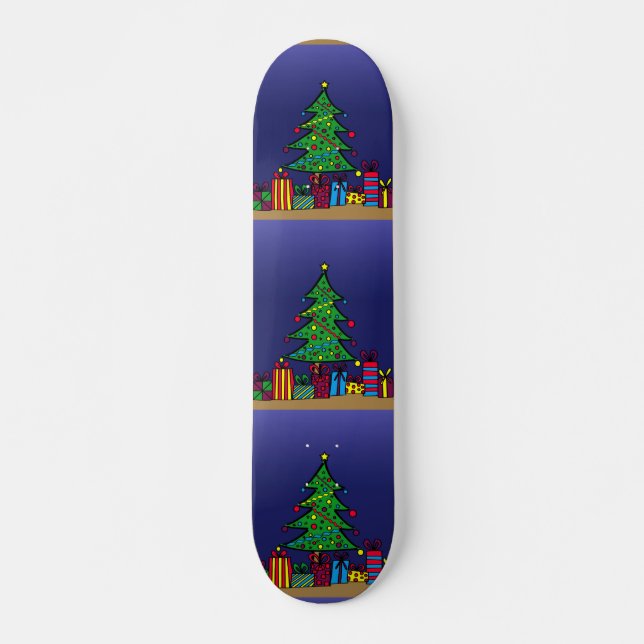 Christmas tree skateboard (Front)