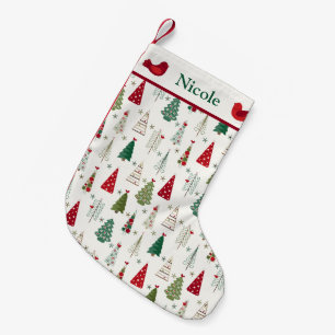 Christmas Tree Small Christmas Stocking