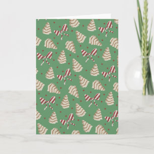 Christmas Tree Snack Cake Card