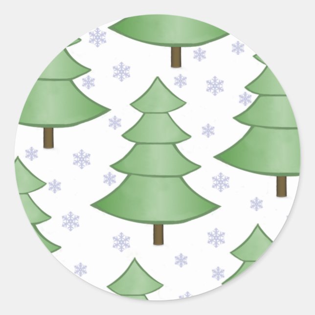 Christmas Tree Snow Stickers (Front)