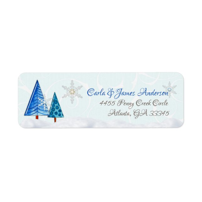Christmas Tree & Snowflake Jewelled (Front)