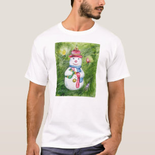 Christmas Tree Snowman Shirt