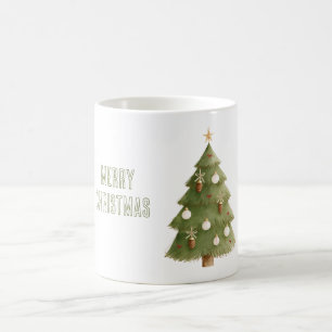 Christmas Tree Star Ornaments Coffee Mug