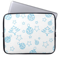 Christmas tree, stars and balls - simple seamless