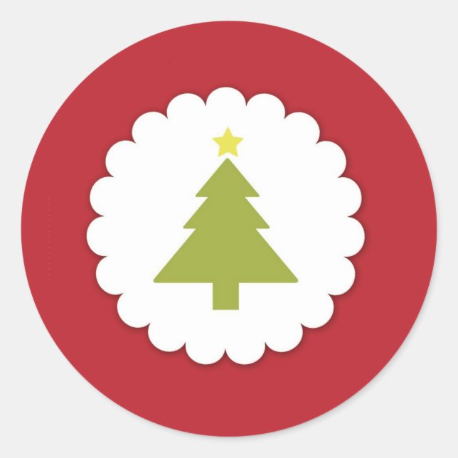 Christmas Tree Sticker (Front)