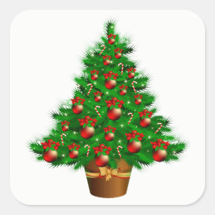 Christmas Tree Stickers