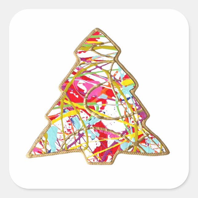 Christmas Tree Stickers  (Front)