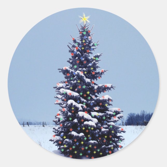 Christmas tree stickers (Front)