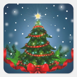 Christmas Tree Stickers