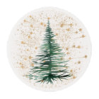 Christmas Tree String Lights Edible Frosting Round