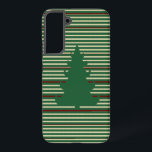 Christmas tree striped  samsung galaxy case<br><div class="desc">festive with vintage stripes.</div>