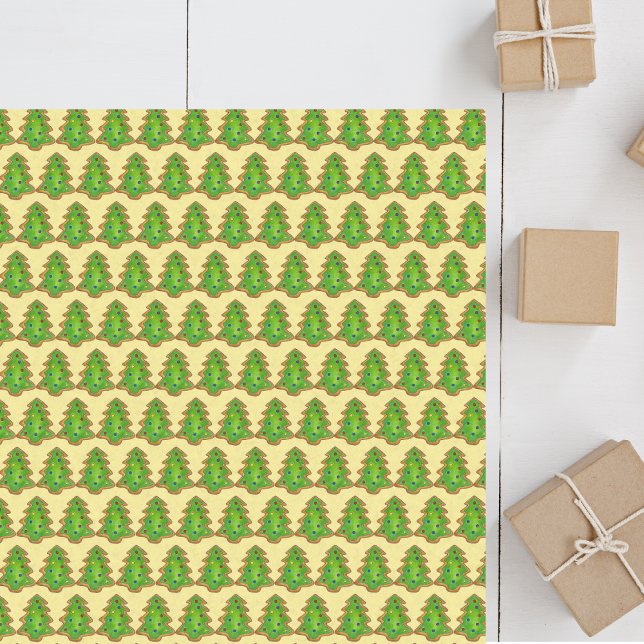 Christmas Tree Sugar Cookie Baking Holiday Xmas Tissue Paper (Tree tissue paper)