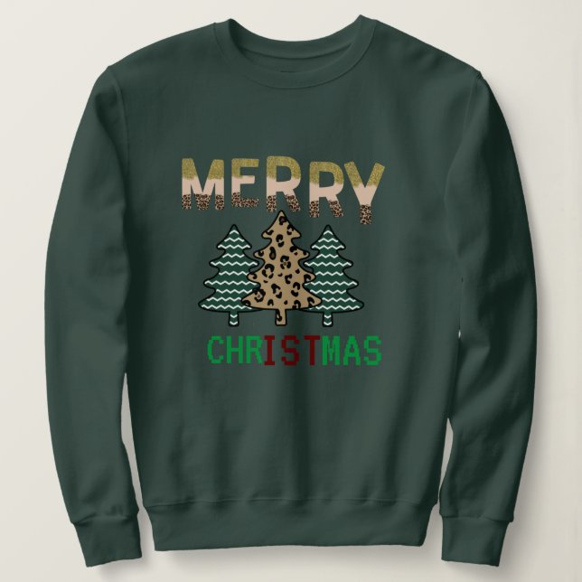  Christmas  Tree Sweatshirt (Design Front)