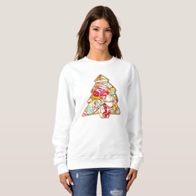 Christmas Tree Sweatshirt (Front Full)