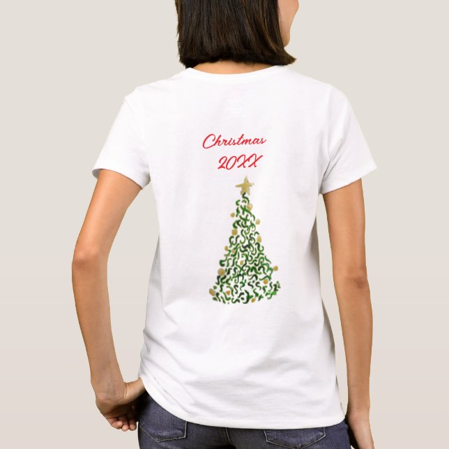Christmas Tree T-Shirt (Back)