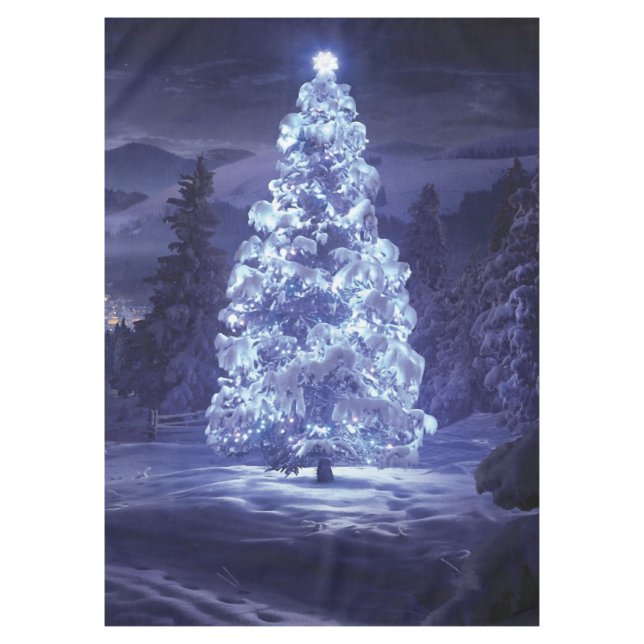 Christmas Tree  Tablecloth (Front)