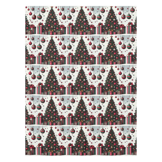 Christmas tree tablecloth (Front)