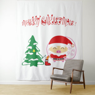 Christmas tree tapestry