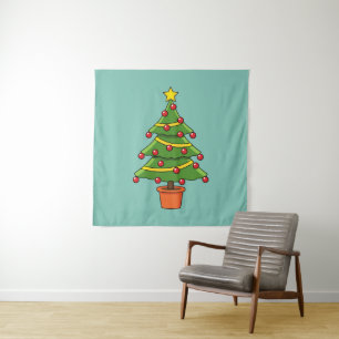 Christmas Tree Tapestry