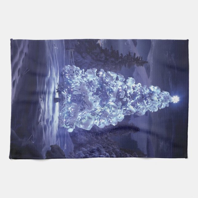 Christmas Tree  Tea Towel (Horizontal)