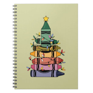 Christmas Tree Teacher Life Gift Teaching Notebook