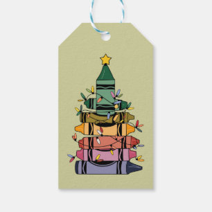 Christmas Tree Teacher Life Gift Teaching Tags