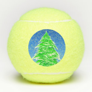 Christmas Tree Tennis Balls