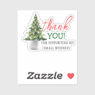 Christmas tree Thank you business bulk