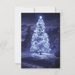 Christmas Tree Thank You Card