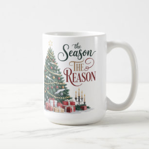 Christmas Tree The Season The Reason Coffee Mug
