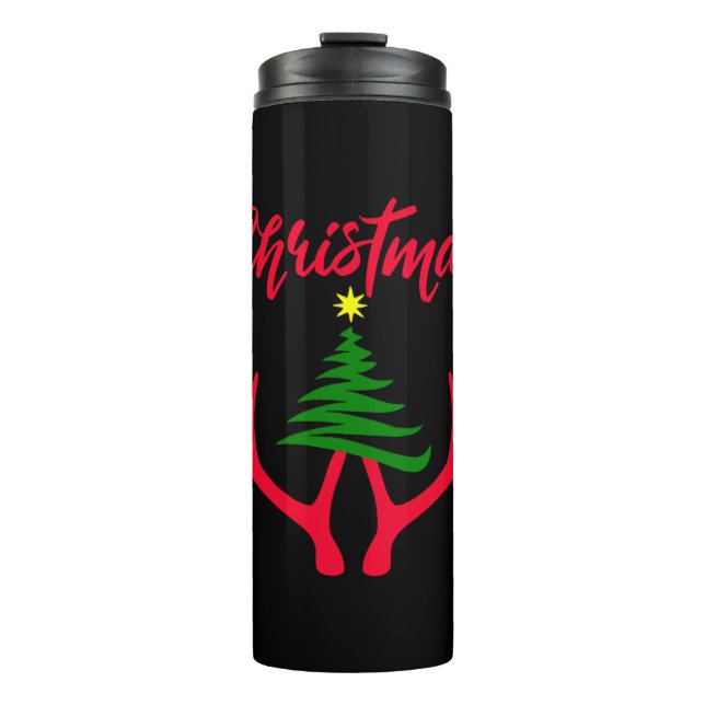 Christmas tree             thermal tumbler (Front)