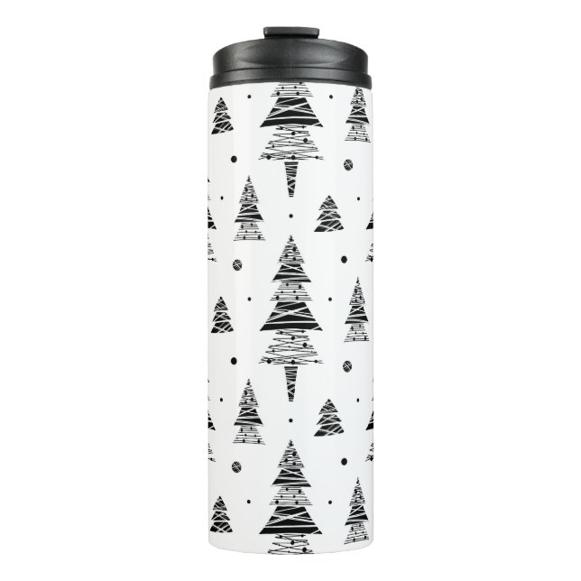 Christmas tree  thermal tumbler (Front)
