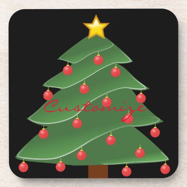 Christmas Tree Thunder_Cove Coaster (Front)