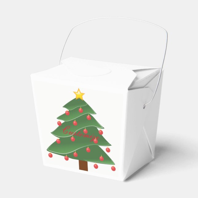 Christmas Tree Thunder_Cove Favour Box (Front Side)