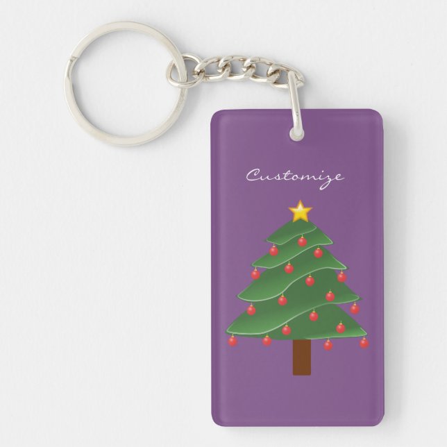 Christmas Tree Thunder_Cove Key Ring (Front)